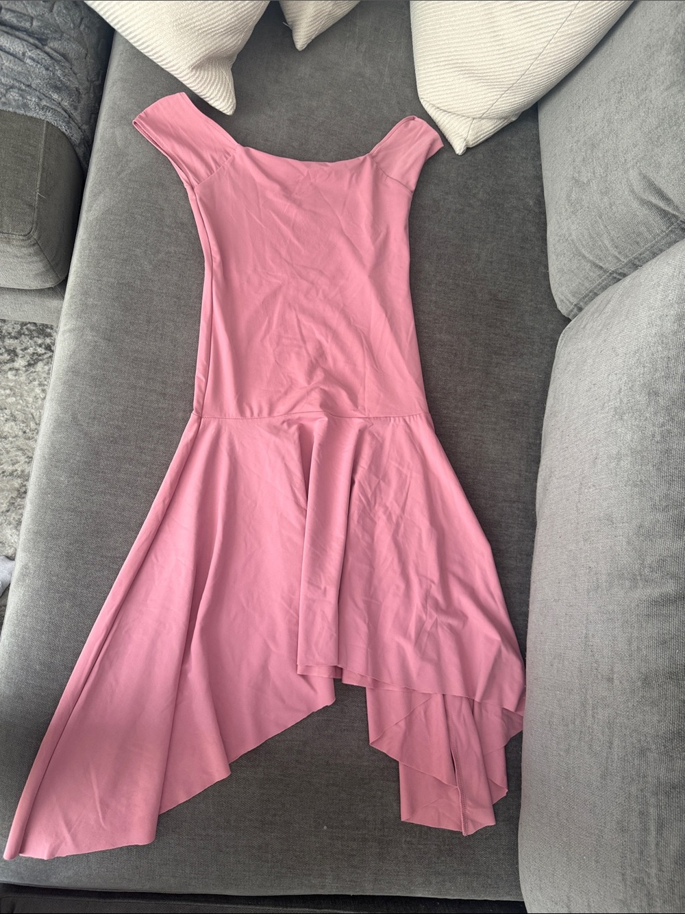 Zara Pink High-Low Hem Dress